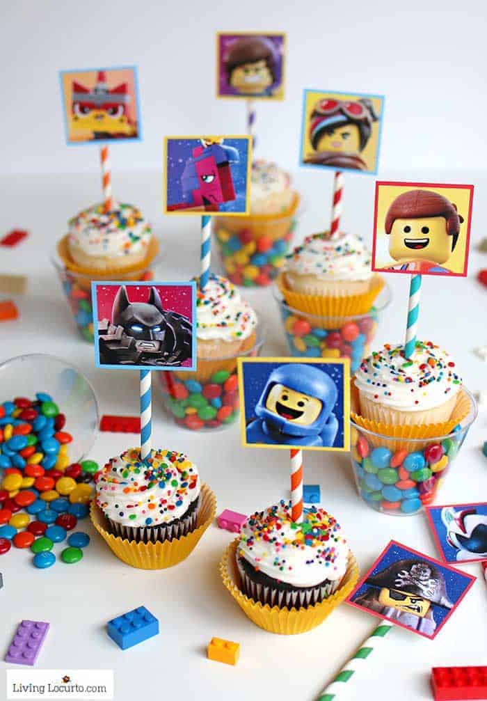 LEGO Movie Cupcakes & Printables