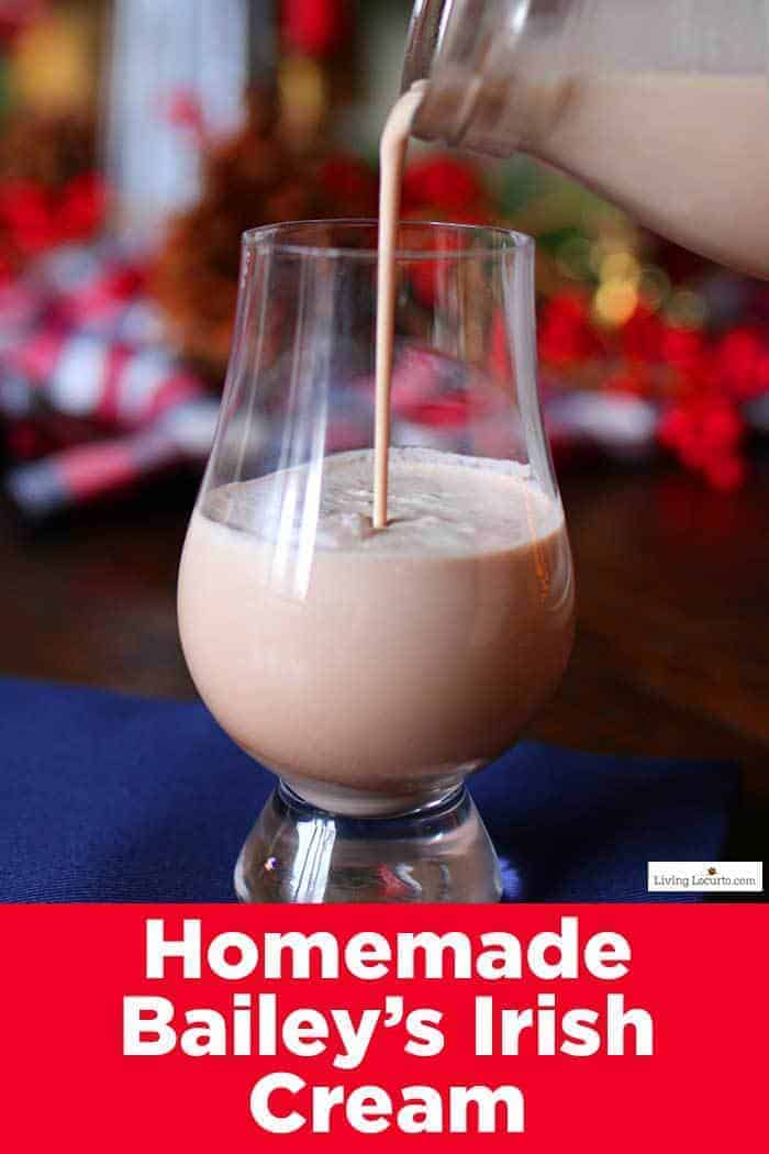 How to make Homemade Bailey’s Irish Cream. An easy creamy cocktail recipe that only takes a few minutes to make yourself! Perfect for mixing with your coffee, hot chocolate or enjoying on ice. #drinks #recipe