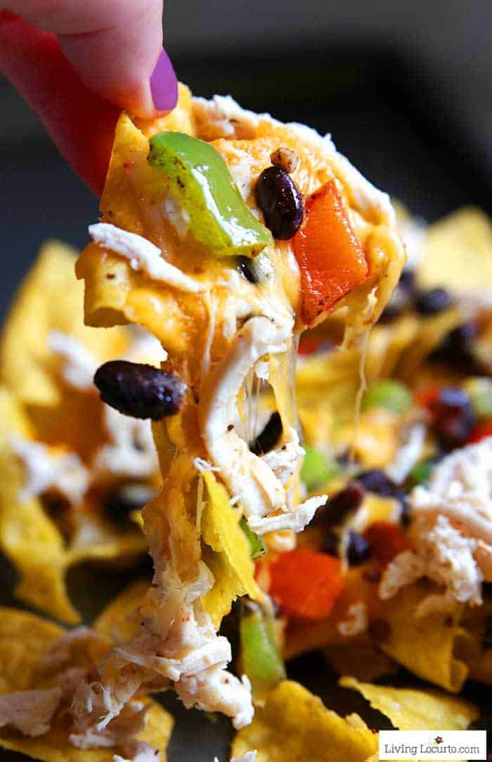 Baked Chicken Nachos