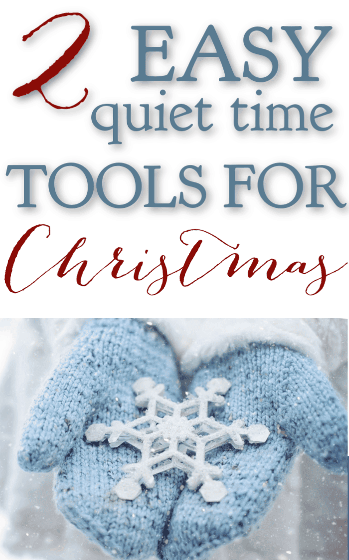 If you're a busy mom, you are looking for ways to keep your quiet time simple but meaningful and effective. Here are 2 easy quiet time tools for Christmas. #alittlerandr #Christmas #quiettime #warroom #Biblejournaling #Bibleverses