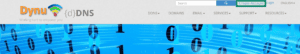 Dynu homepage with Create Account option highlighted