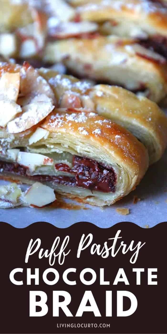 Chocolate Braid recipe Puff Pastry Chocolate Braid Dessert