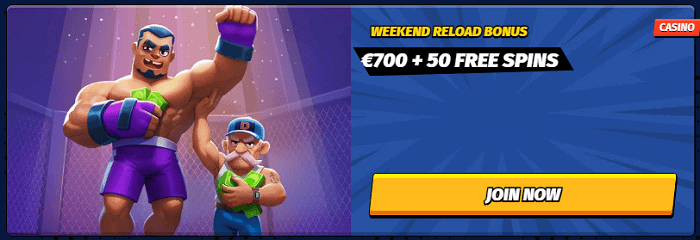 BigClash Casino Reload Bonus: 50% + 50 FS 