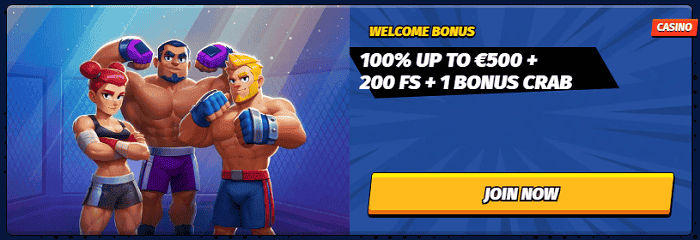 BigClash Casino 200 FS + 1 Bonus Crab + 100% WB 