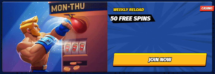 BigClash Casino 50 Free Spins Weekly Reload 