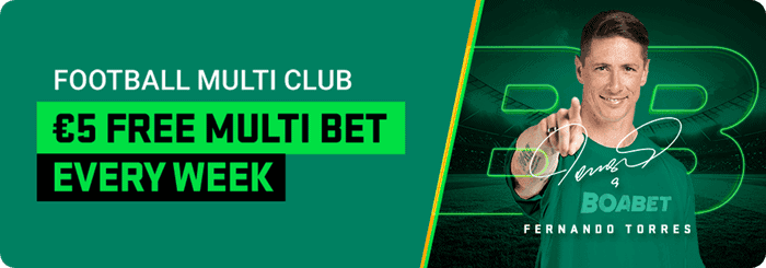BoaBet 5 EUR free bet