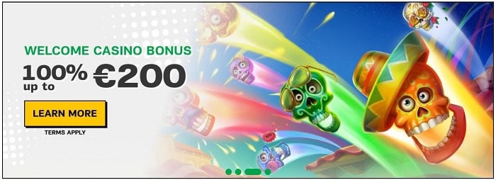 100% casino bonus