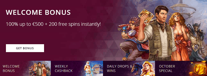 Welcome Bonus & Free Spins 