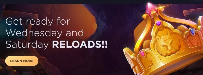 Take advantage of reload bonuses! 