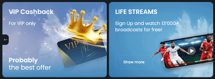 VIP Cashback Special 