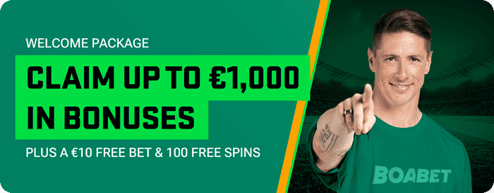 Claim 100 free spins on registration at Boabet Casino 