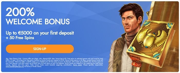 Casimba Casino Welcome Bonus 