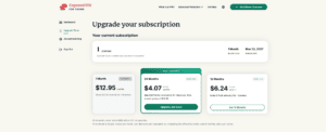 Upgrade Plans option in ExpressVPN for Teams.