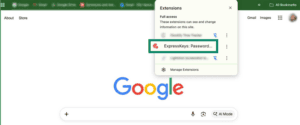 ExpressKeys browser extension in Chrome.