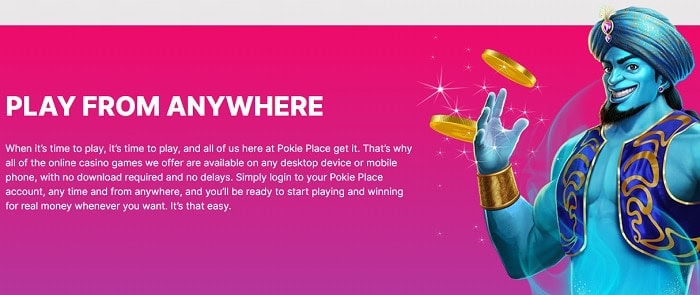 Pokie Place Mobile Casino