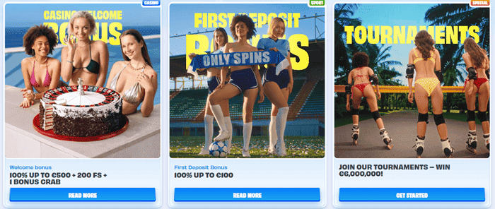 Welcome Bonus to OnlySpins Casino and Sportsbook 