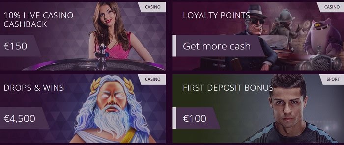 Malina Cashback and Drops & Wins