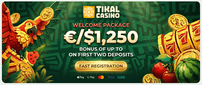 Tikal Welcome Bonus and Free Spins 