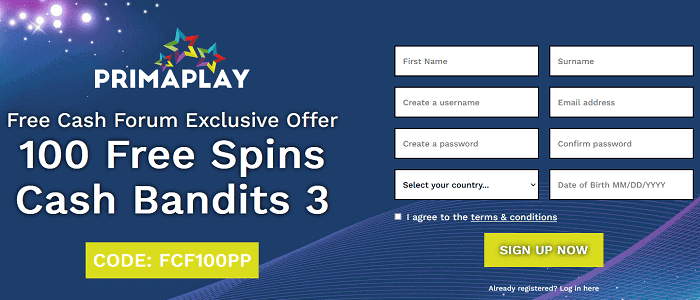 100 gratis spins bonus