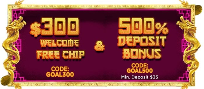 $300 free bonus code: GOAL300