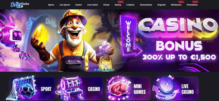MyStake Nederlands Casino Free Spins Welcome Bonus 