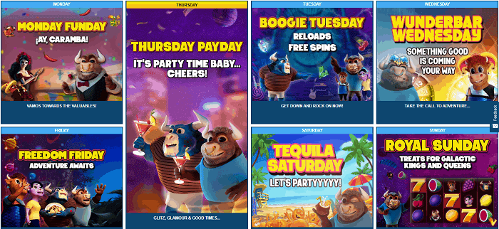 LuckyBull.com review promotions