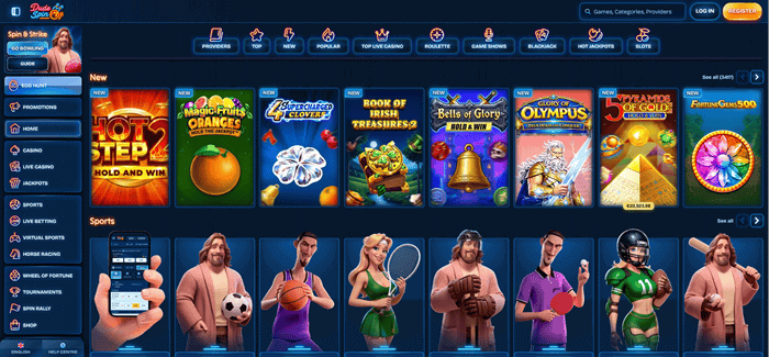 Dudespin Games Lobby 