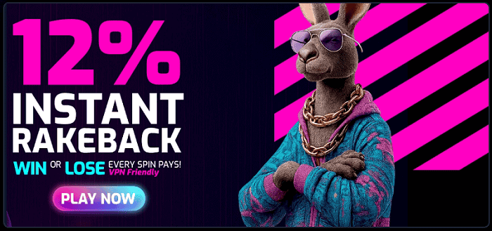 Claim a 12% instant rakeback! 