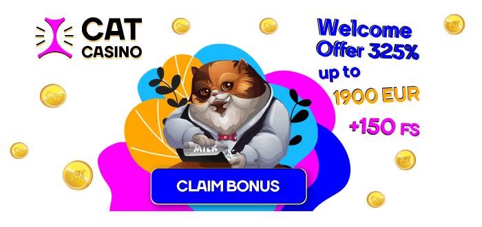 CatCasino - 150 Free Spins, No Deposit Bonus, Promotions