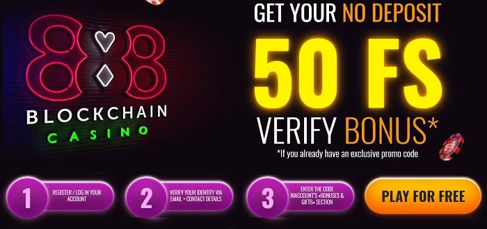 50 free spins on account verification