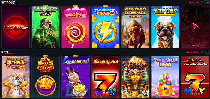 Play the best jackpot slots at Mafia Casino! 