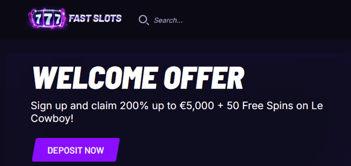 Fast Slots Nederlands Casino Free Spins Welcome Bonus 