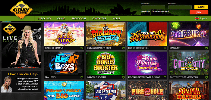 Play new games with free spins!