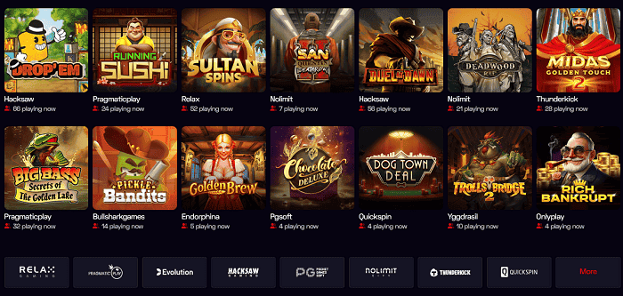 Play Ybets Casino games! 