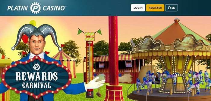 Platin Casino Rewards Carnival 