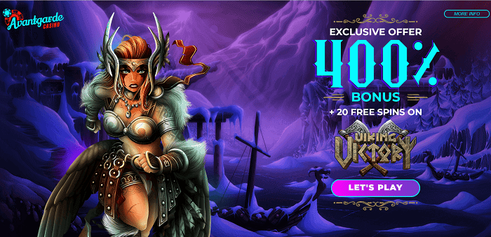 400% bonus on first deposit 