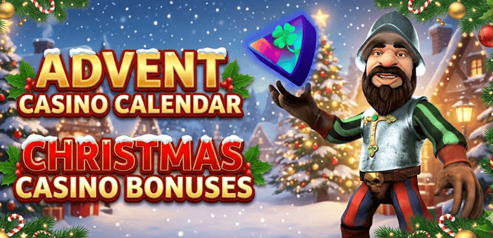 Advent Calendars with Casino Bonuses and Christmas Free Spins Promotions 