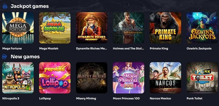 WOW Casino Free Spins 