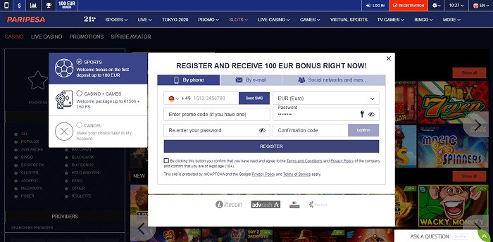 PariPesa Sign Up Bonus 