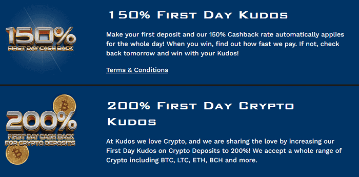 Latest Casino Bonuses 