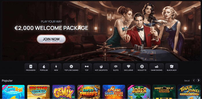 Casinova High Roller Bonus 