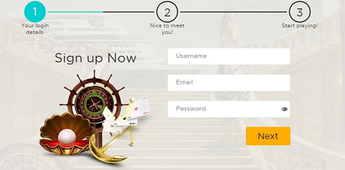 Create your account in a few seconds