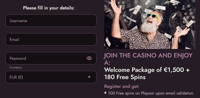 Register and log in to play! 