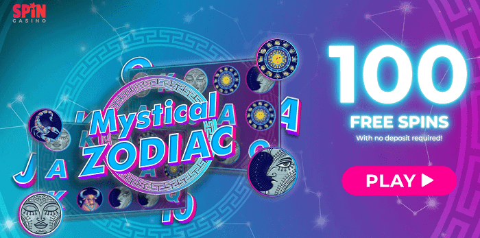 Play Mystical Zodiac slot with a no deposit bonus!