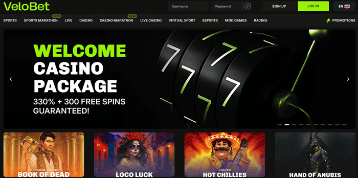 Get free spins and no deposit bonus to Velobet Casino UK! 