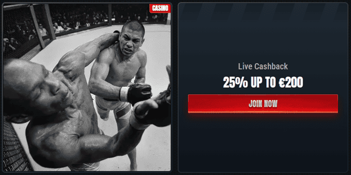 Collect your cashback at Glorion Casino and Sportsbook 