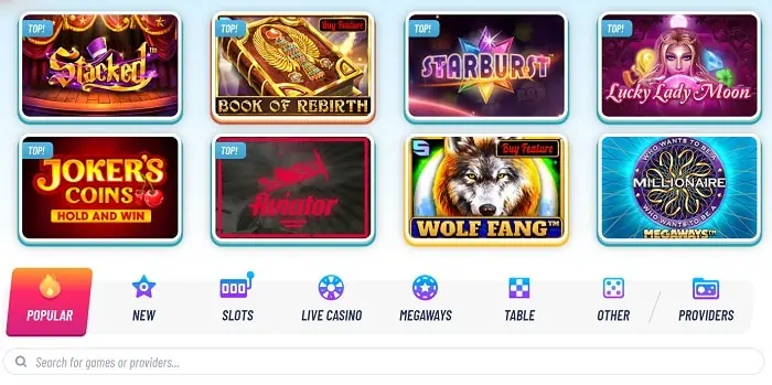Try best casino games here