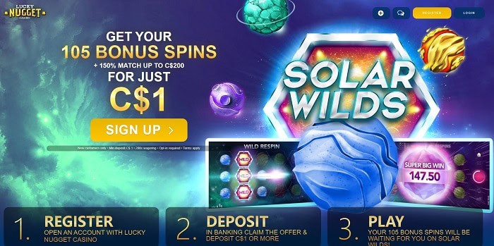 Deposit $1 get 100 Free Chips!