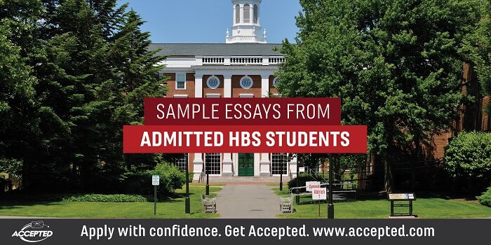 best mba admission essays