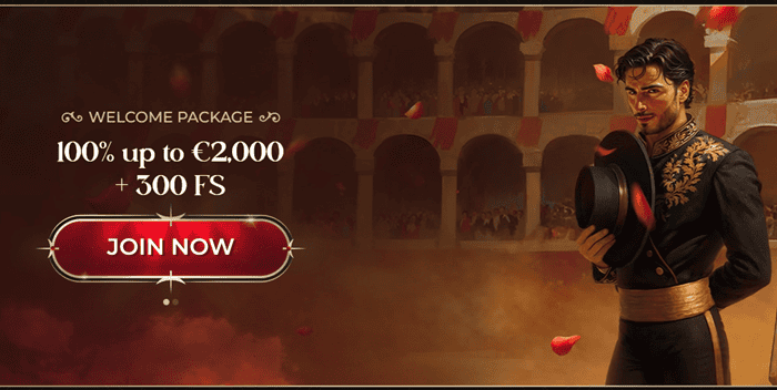 Casina Casino 300 free spins and 2000 EUR bonus 